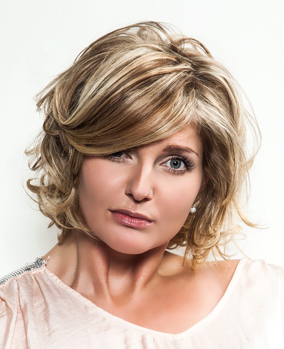 Sasscha Hirtsgaard Medium Blonde Hairstyles